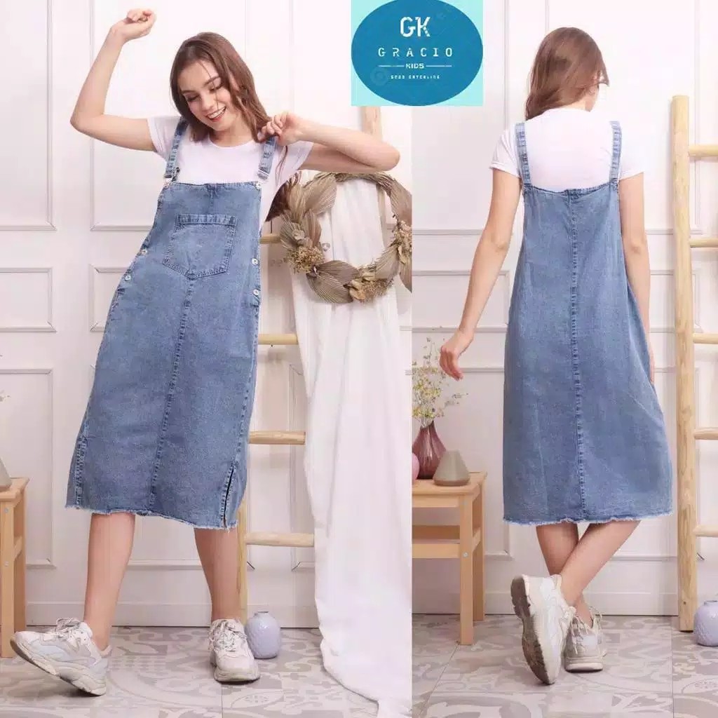 ELSA OVERALL JEANS  OVERALL DENIM WANITA