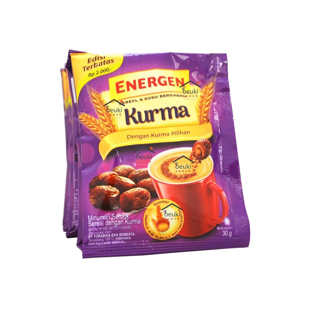 ENERGEN KURMA SACHET 30 GRAM