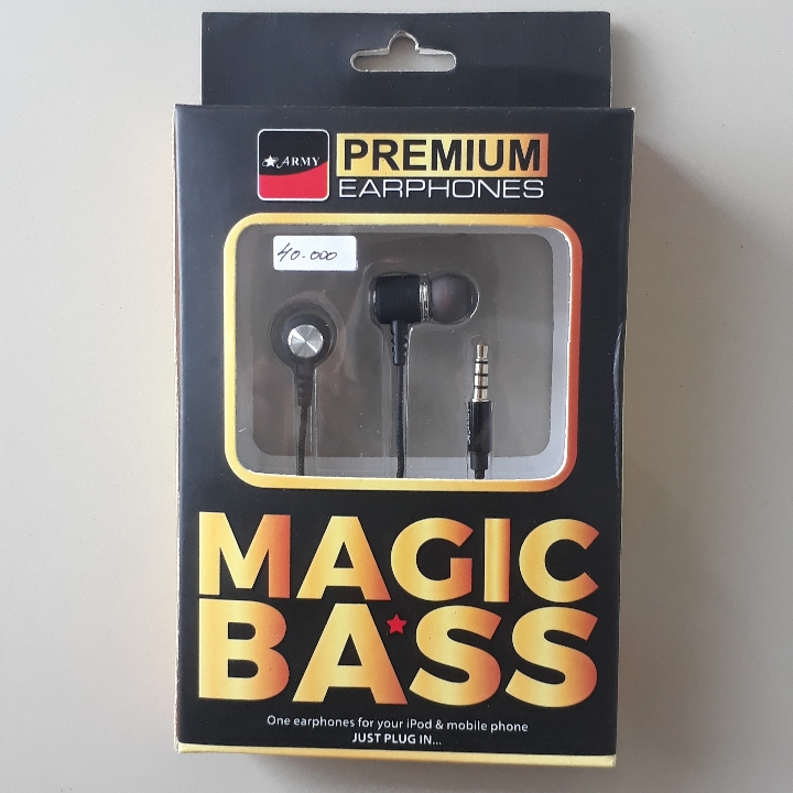 Earphones Army Magic Bass