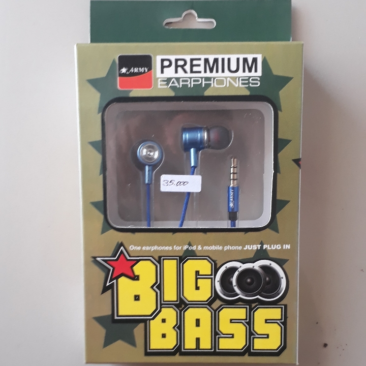 Earphones Army Big Bass 2