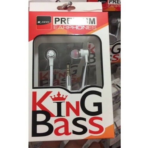 Earphones Army King Bass