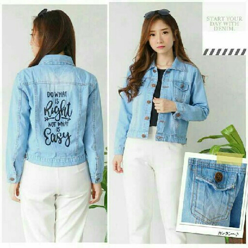 Easy Jaket Jeans Light