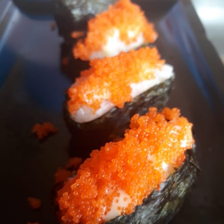 Ebiko Nigiri Sushi