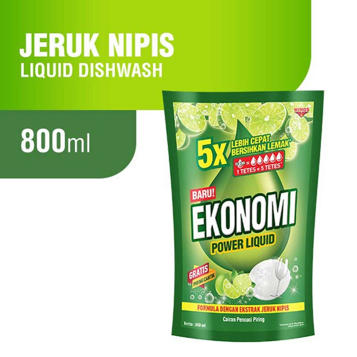 Ekonomi Liquid Jeruk Nipis Refill 800ml