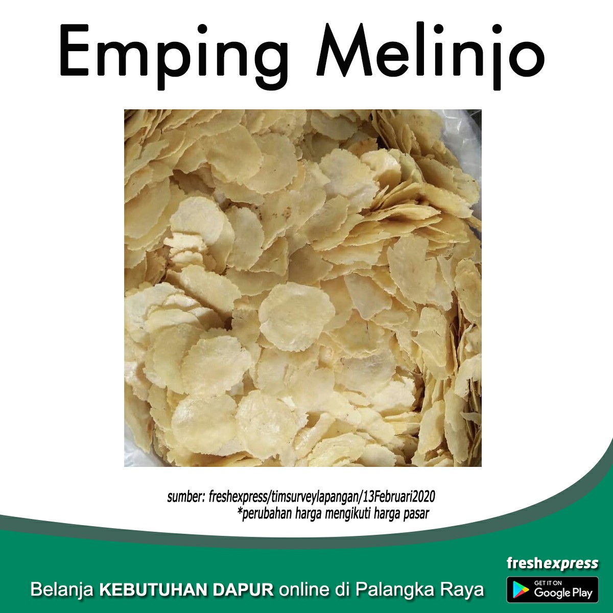 Emping Melinjo 1 Kg