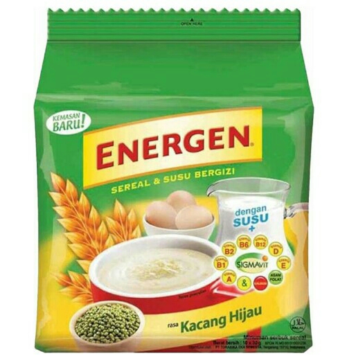 Energen Kacang Hijau 10 x 30g