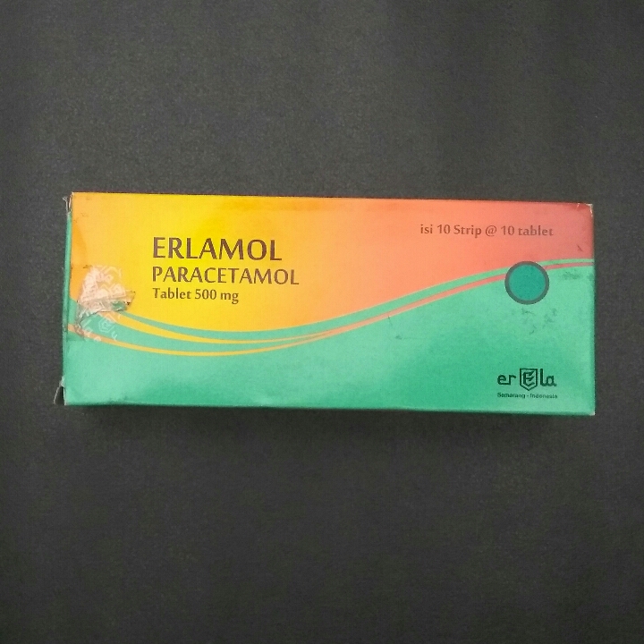 Erlamol Tablet Atau Paracetamol