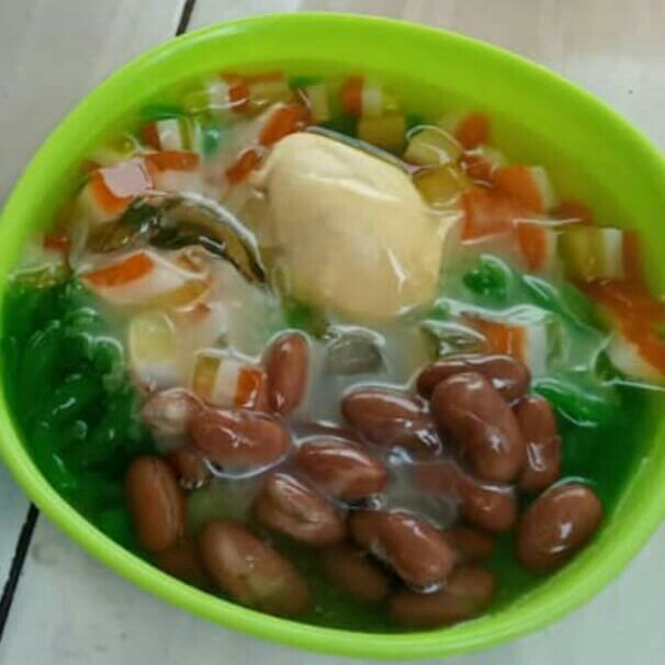 Es Cendol Bakar Kacang Merah