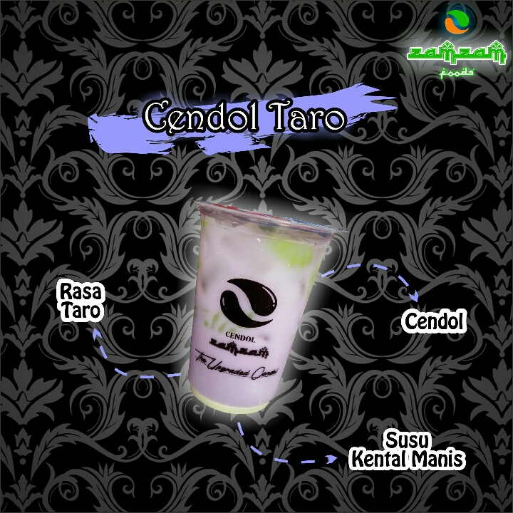 Es Cendol Zamzam Rasa Taro