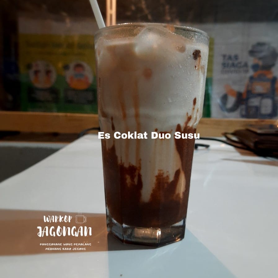 Es Coklat Duo Susu