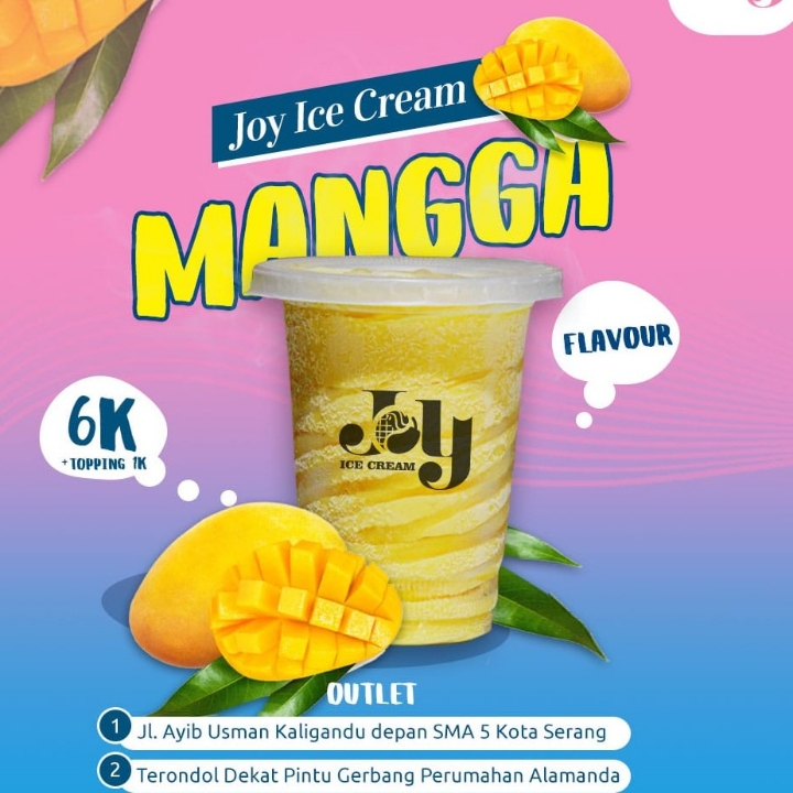 Es Krim Cup Rasa Mangga