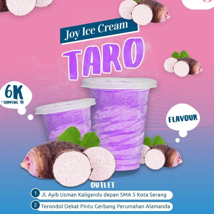 Es Krim Cup Rasa Taro