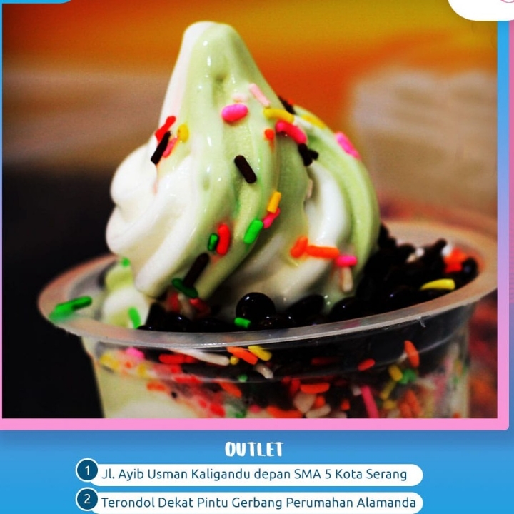 Es Krim Cup Tambah Topping