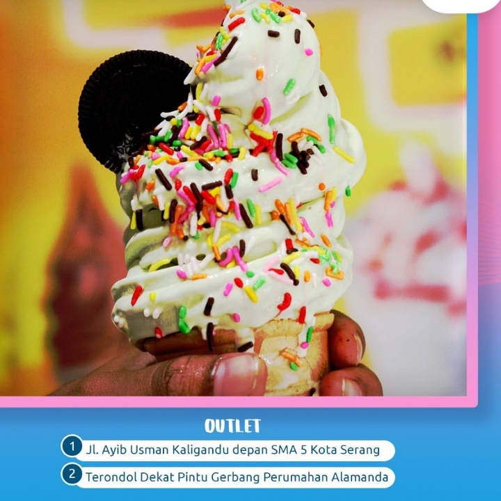 Es Krim Cup Tambah Topping 2