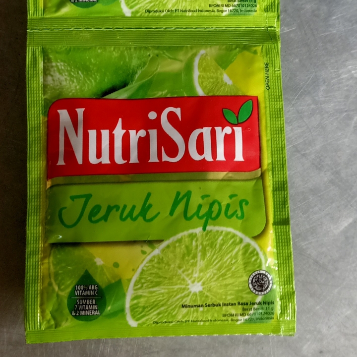 Es Nutrisari Jeruk Nipis