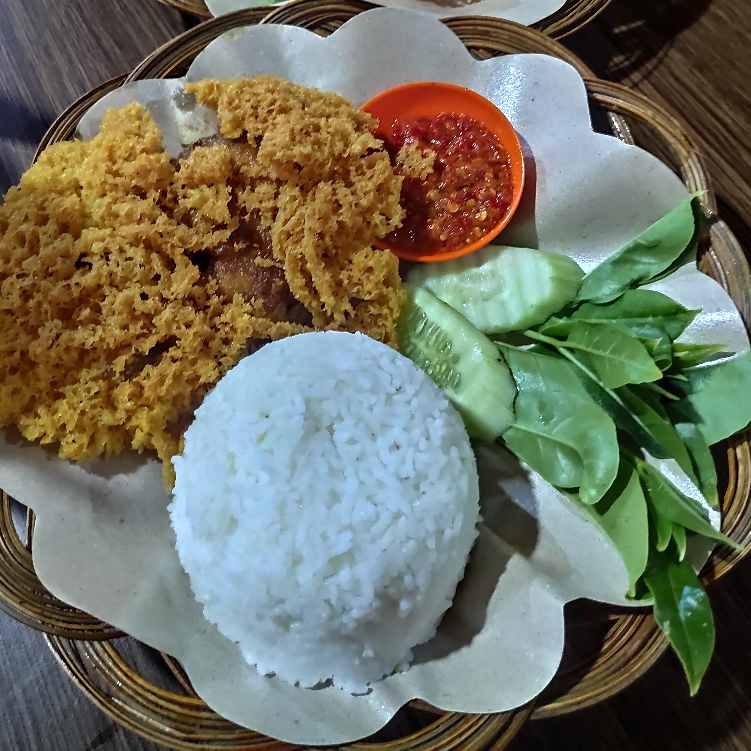 Ayam Kremes Tanpa Nasi