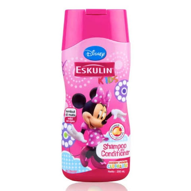 Eskulin Kids Pink Shampoo And Conditioner 200 Ml