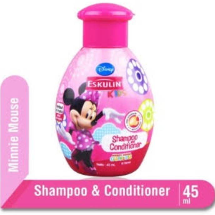 Eskulin Shampoo And Conditioner Pink Mickey Mouse 45 Ml