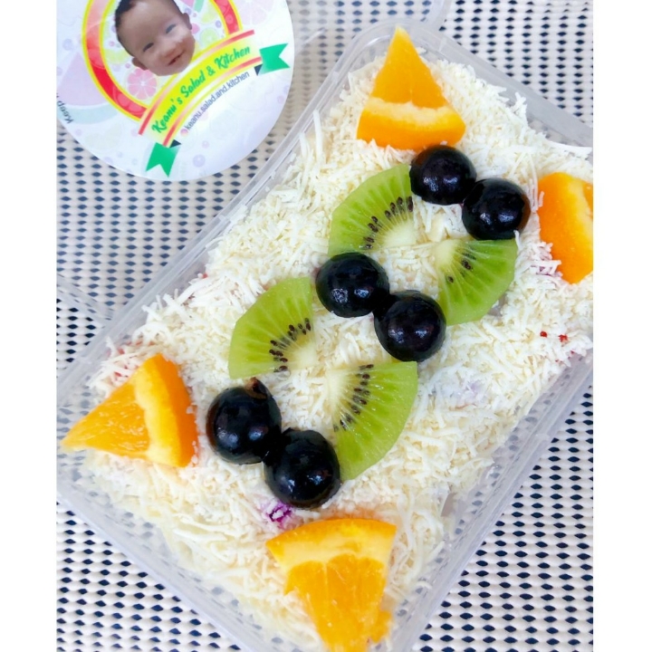 Extra Large Premium Fresh Fruit Salad Topping Keju