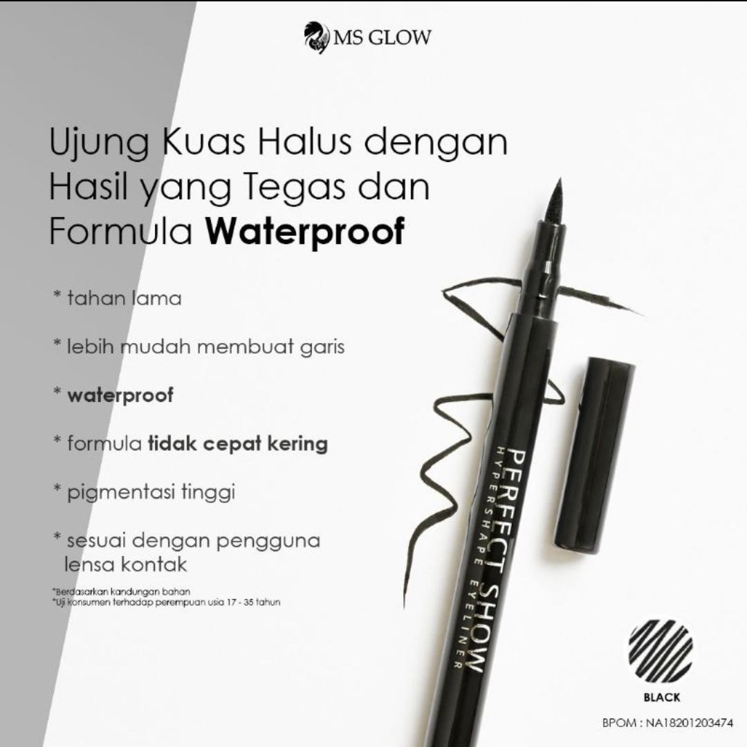 Eyeliner Pensil Ms Glow