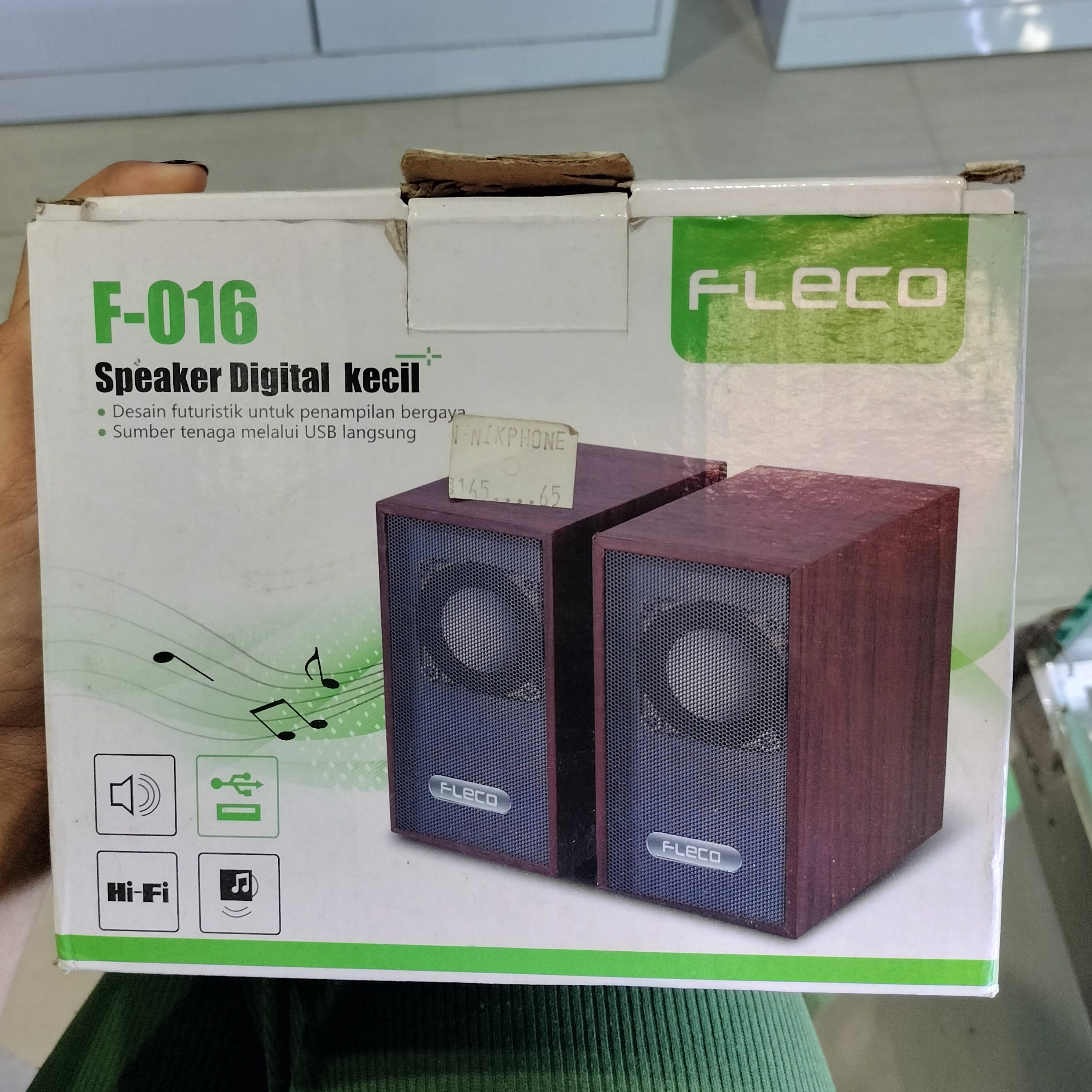 F-16 Speaker Digital Kecil