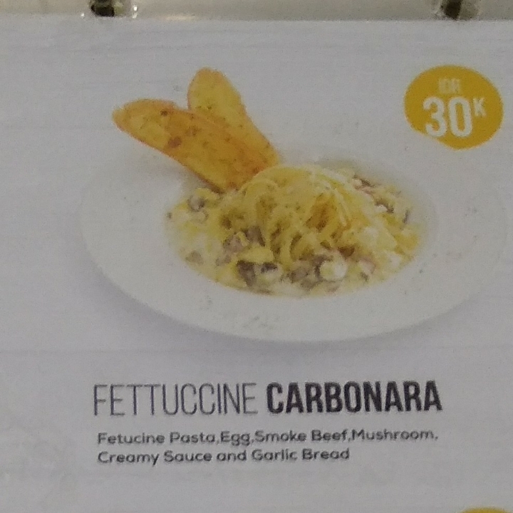 FETTUCCINE CARBONARA