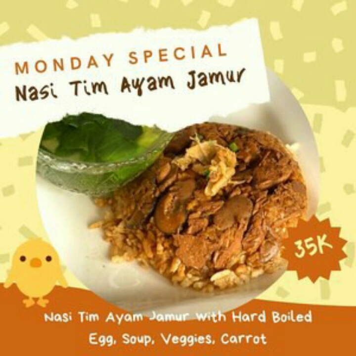 FIT Nasi Tim Ayam Jamur