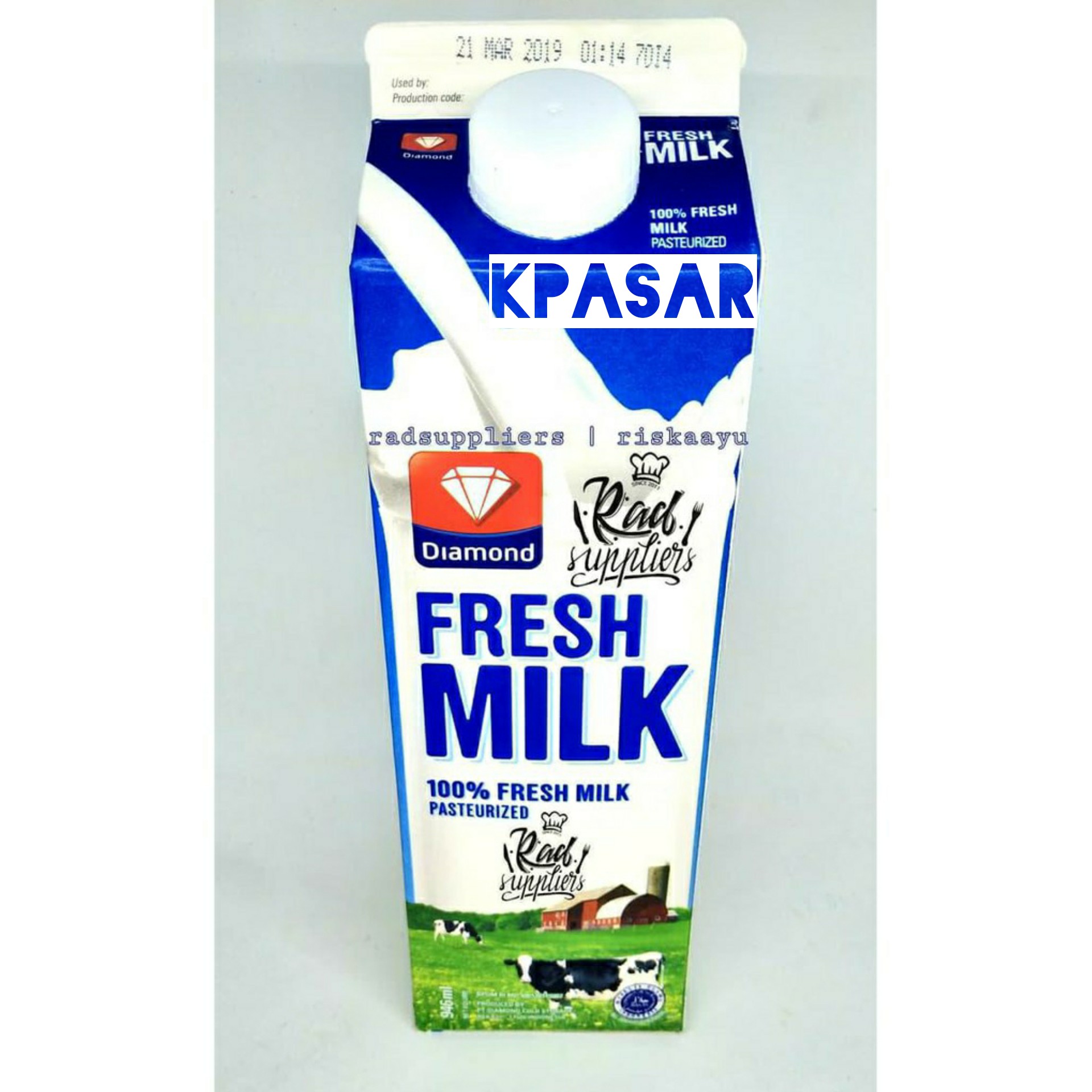 FRESH MILK DIAMOND 960ML