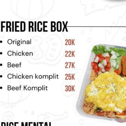 FRIED RICE BOX