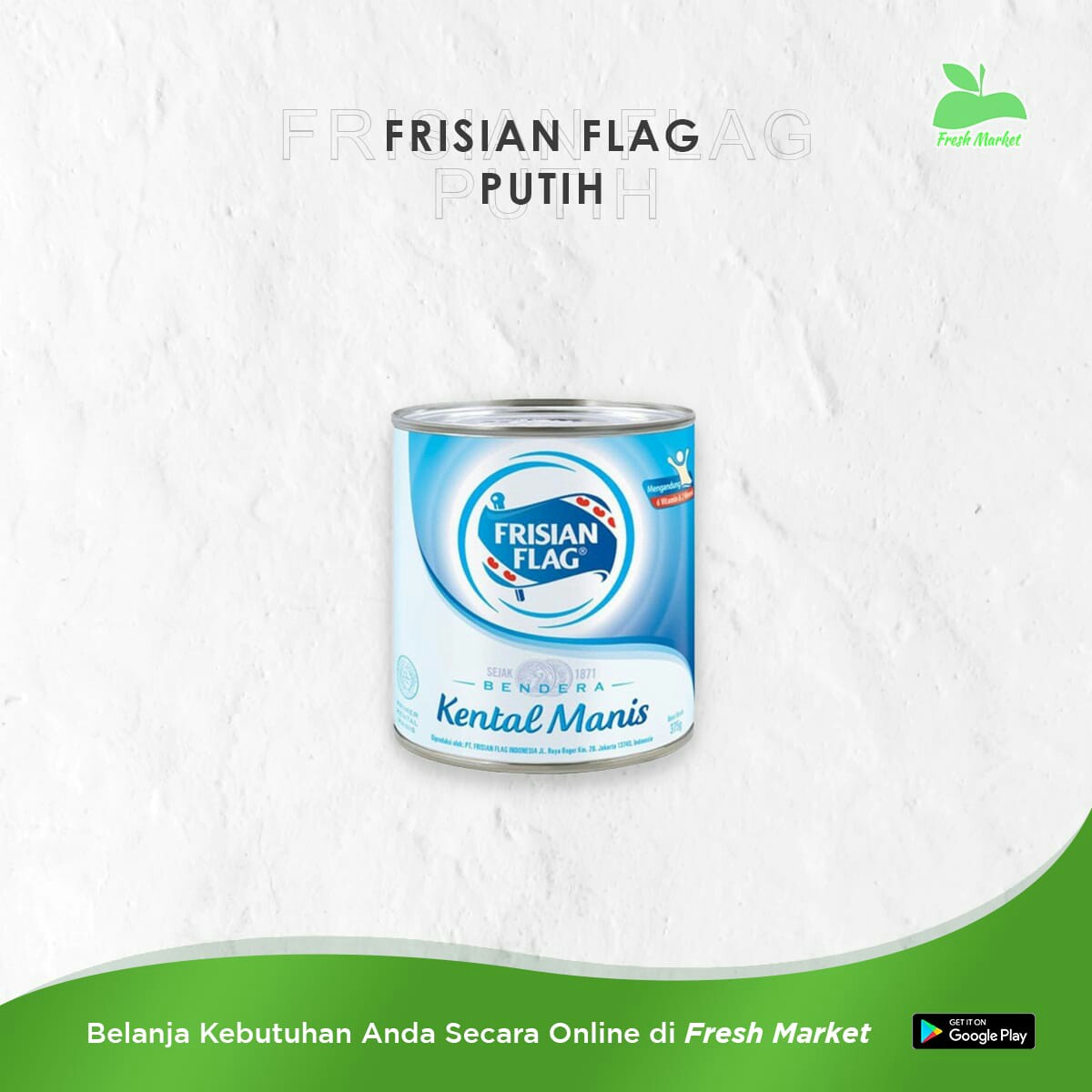 FRISIAN FLAG PUTIH 370 GRAM