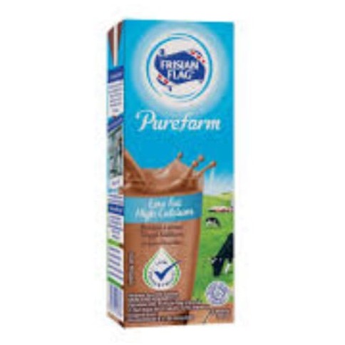 FRISIAN FLAG UHT HI-CALCIUM LOW FAT CHOCOLATE TETRAPACK 250 ML