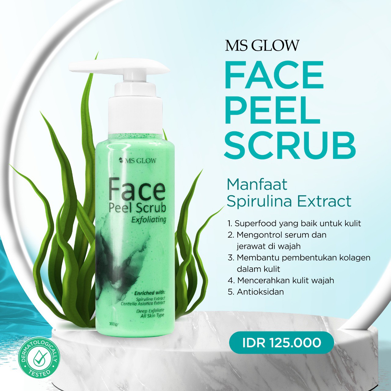 Face Peel Scrub Ms Glow