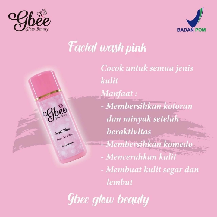 Gbee Facial Wash Pink