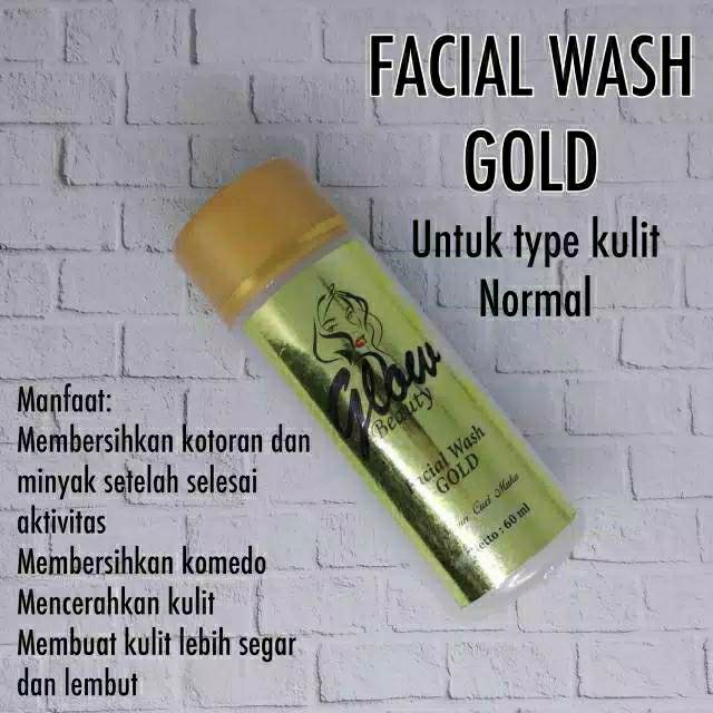 Facial wash Gold cucimukaglowbeauty sabunmuka Glowbeauty