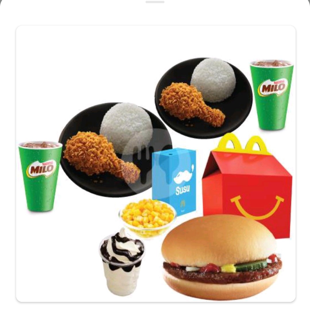 Family Time Bertiga Happy Meal Beef Burger