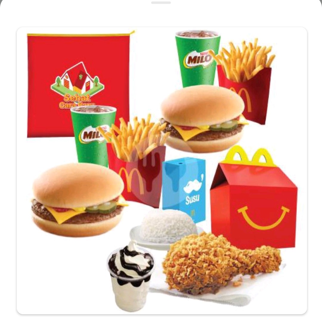 Family Weekend Bertiga Happy Meal Ayam McD