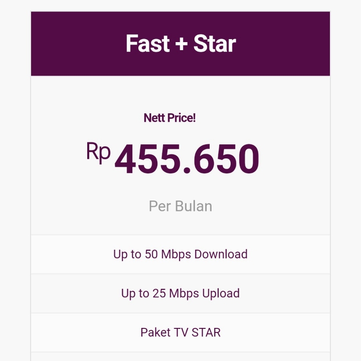 Fast 50Mbps Bundling