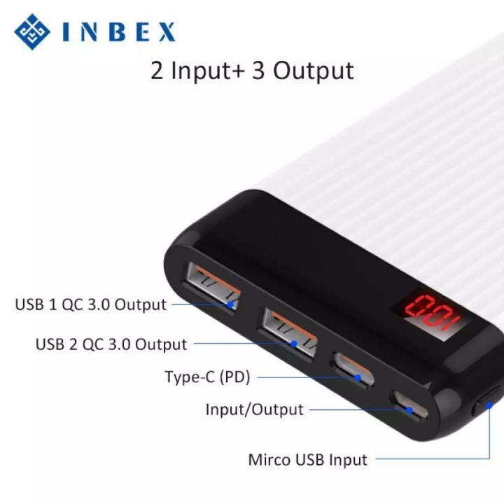 Fast Charger Inbex Power Bank 10000mah  2