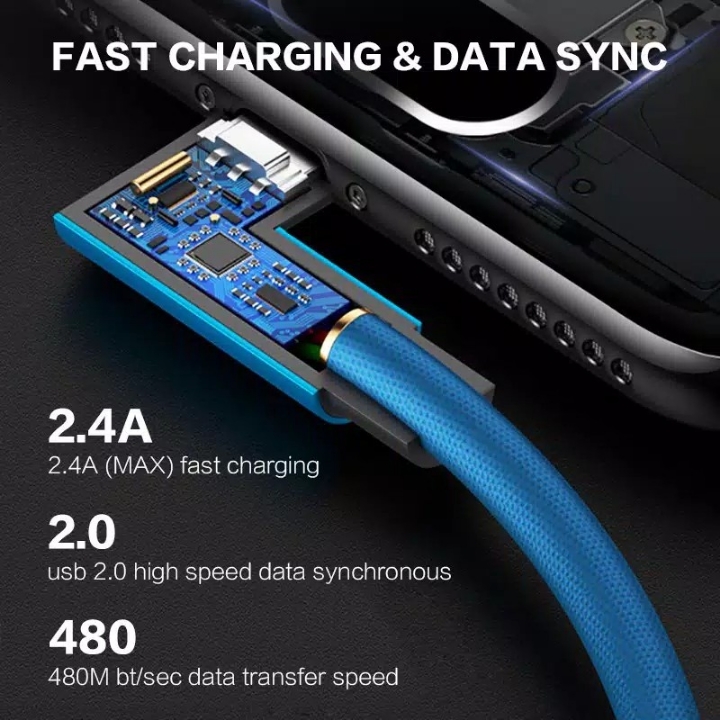 FastCharging microUSB datakabel