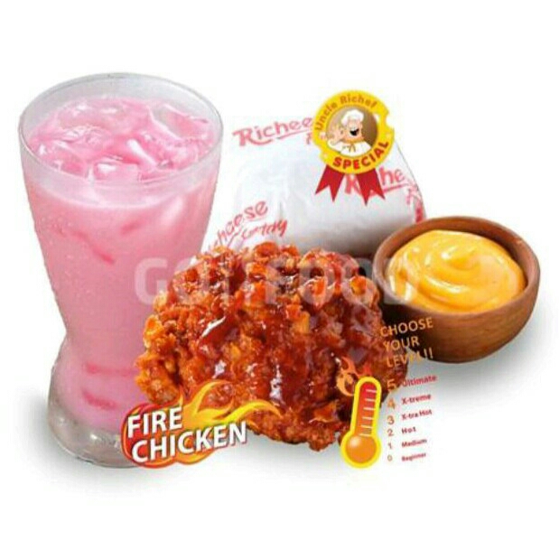 Favorite Combo 1 - Tambahan Add On 1 Drum Stick Fire Chicken