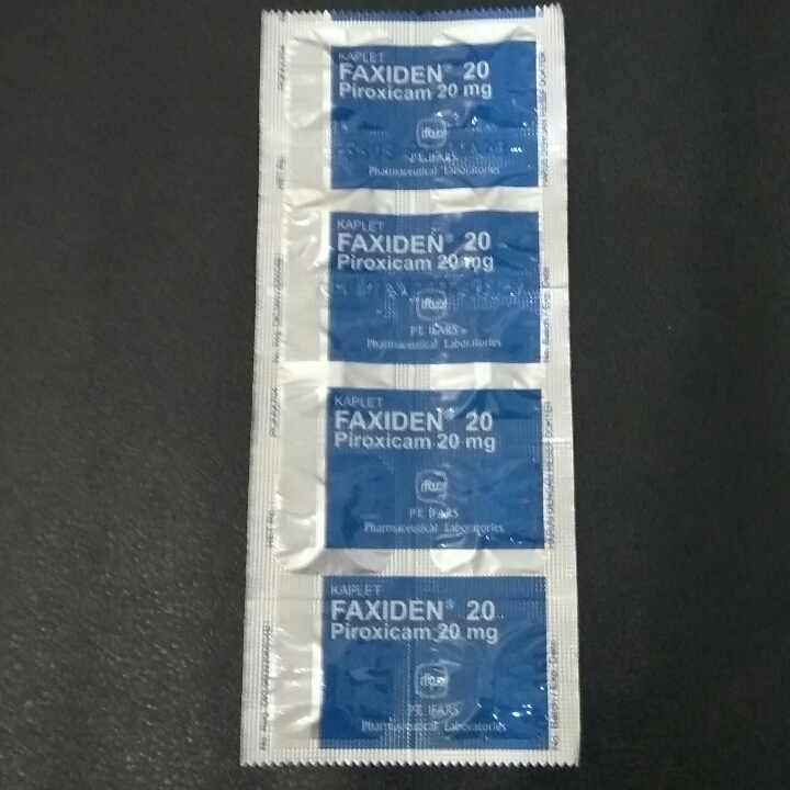 Faxiden 20mg Atau Piroxicam 20mg