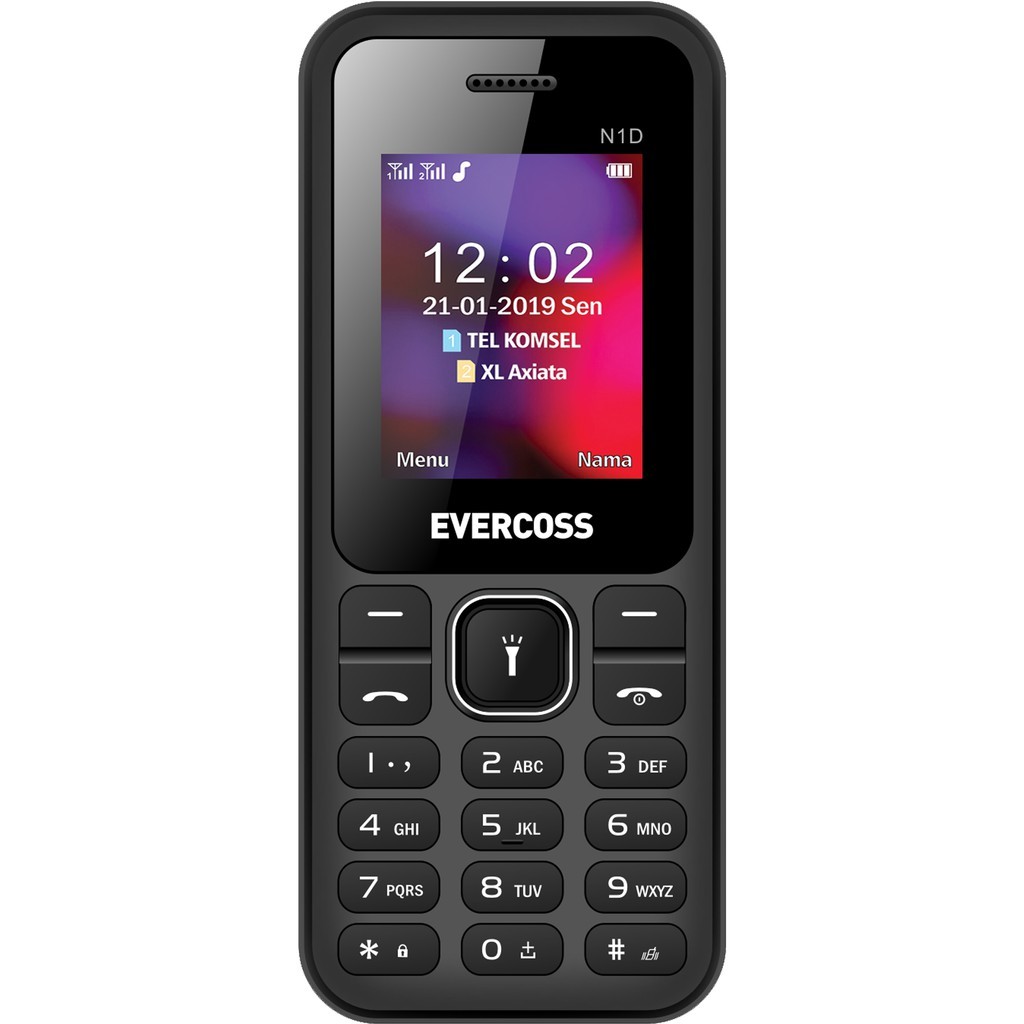 Feature Phone Evercoss N1D Hitam