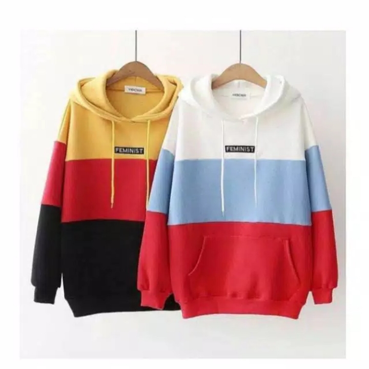 Feminis hoodie sweater wanita kekinian