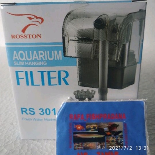 Filter gantung aquascape