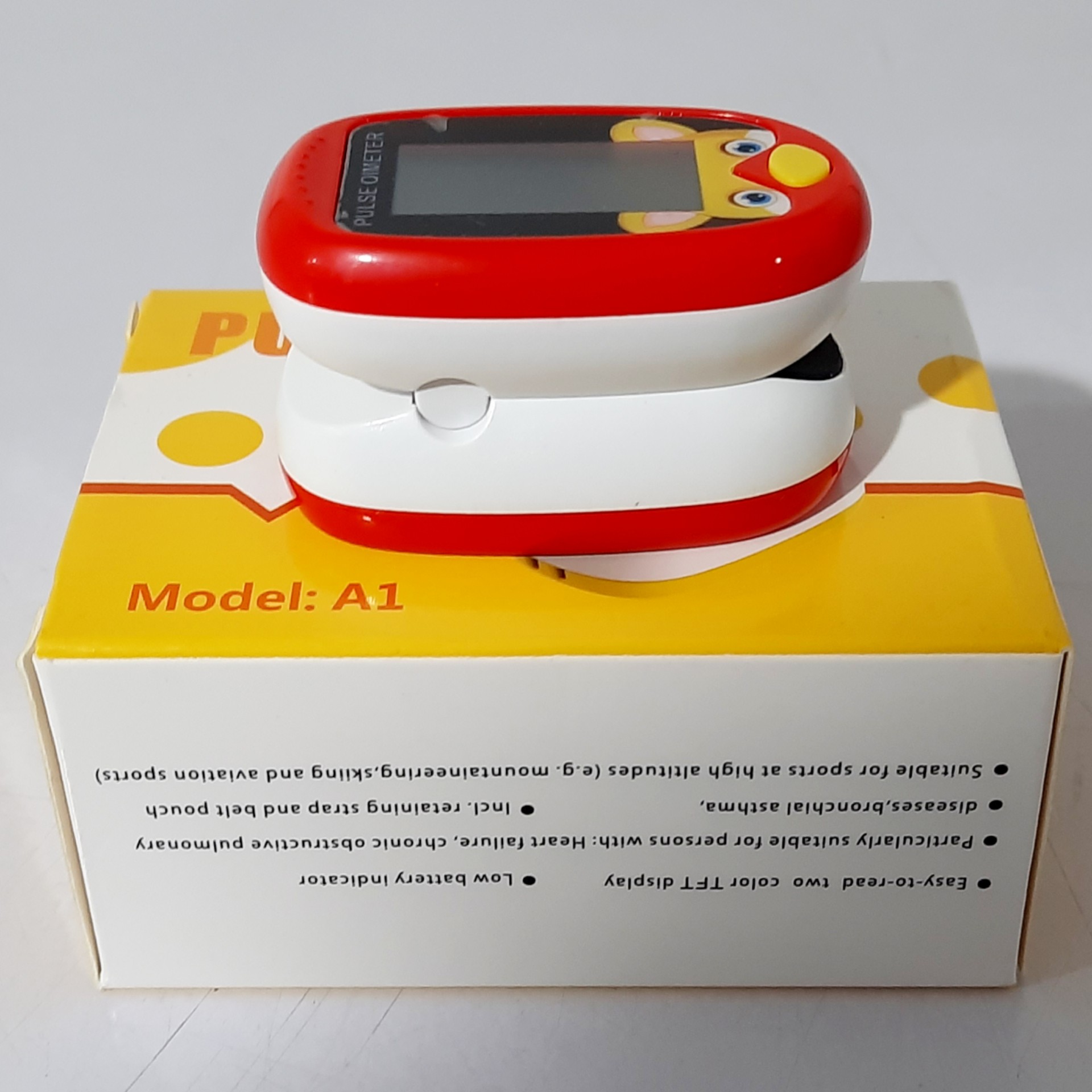 Fingertip Pulse Oximeter Anak Layar TFT 4 Warna 4