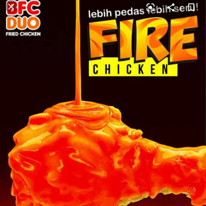 Fire Chiken Tanpa Nasi 