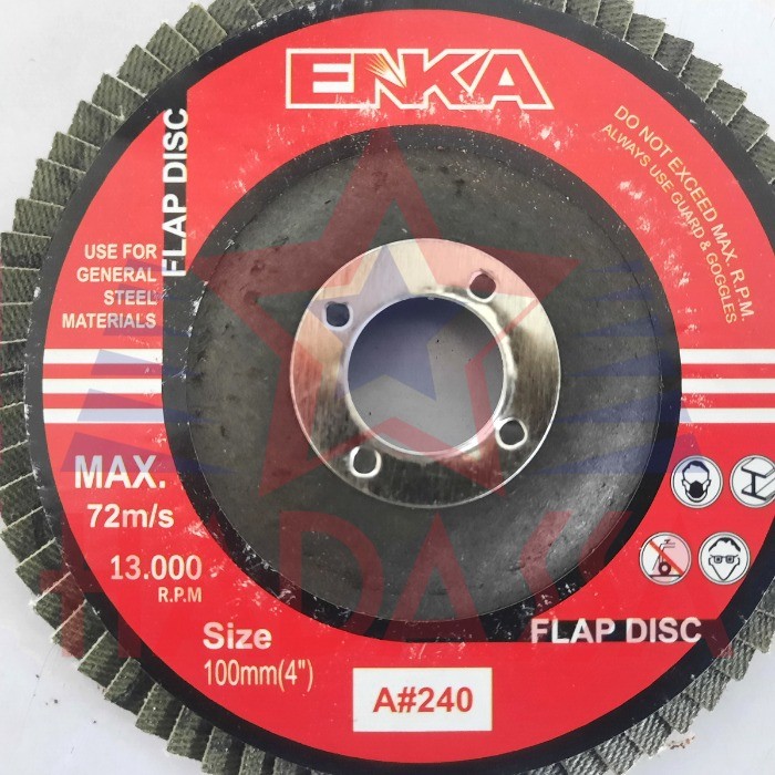 Flap Disc 4 Inci Enka GRT 240 5