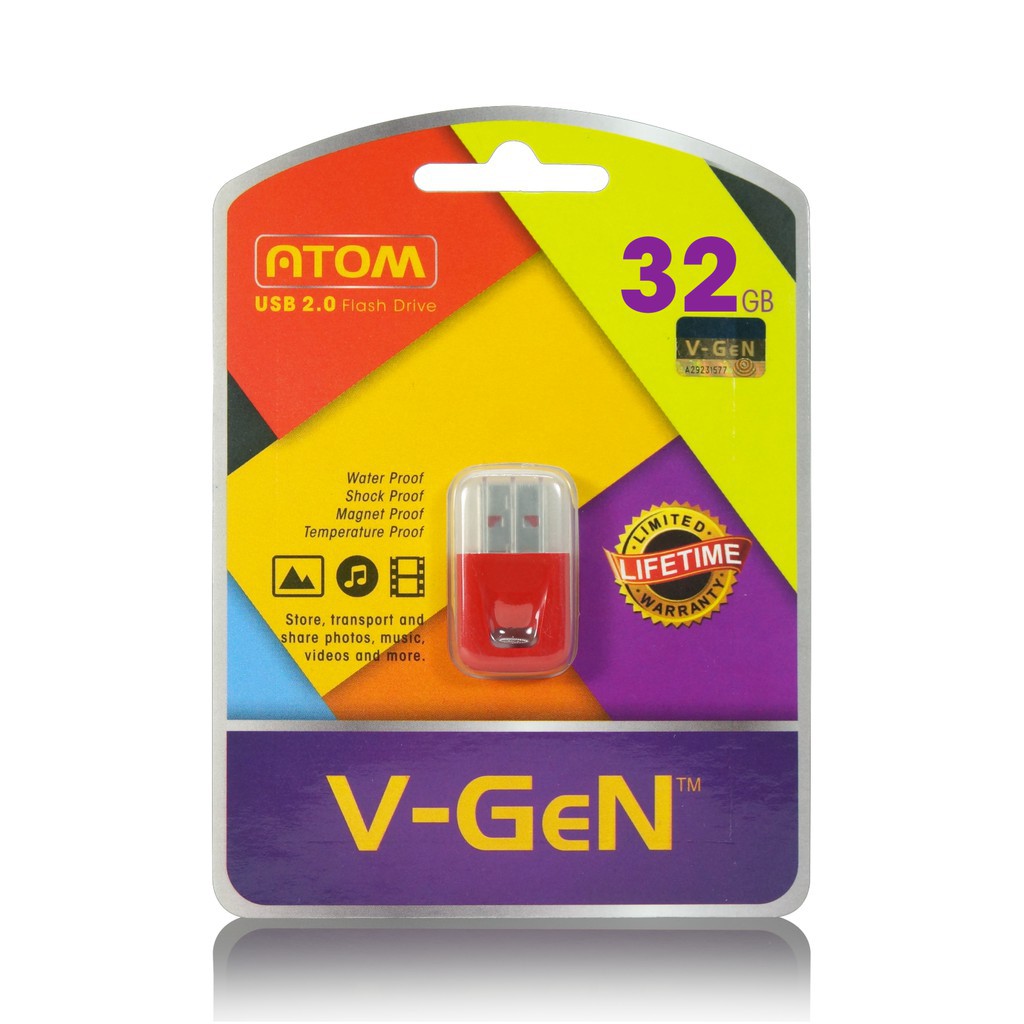 Flashdisk 32GB V-GEN Atom  VGEN USB Drive 32 GB Original