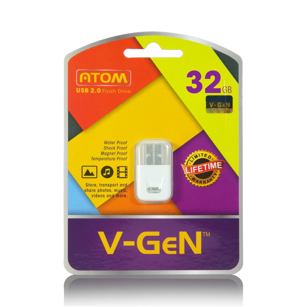 Flashdisk 32GB V-GEN Atom  VGEN USB Drive 32 GB Original 2