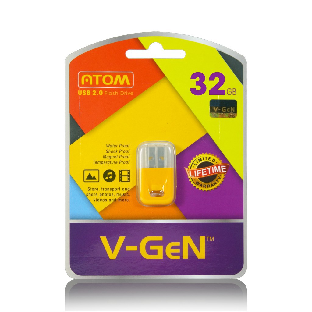 Flashdisk 32GB V-GEN Atom  VGEN USB Drive 32 GB Original 3